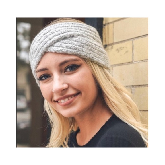October Love Accessories - 💄Light Grey Headband